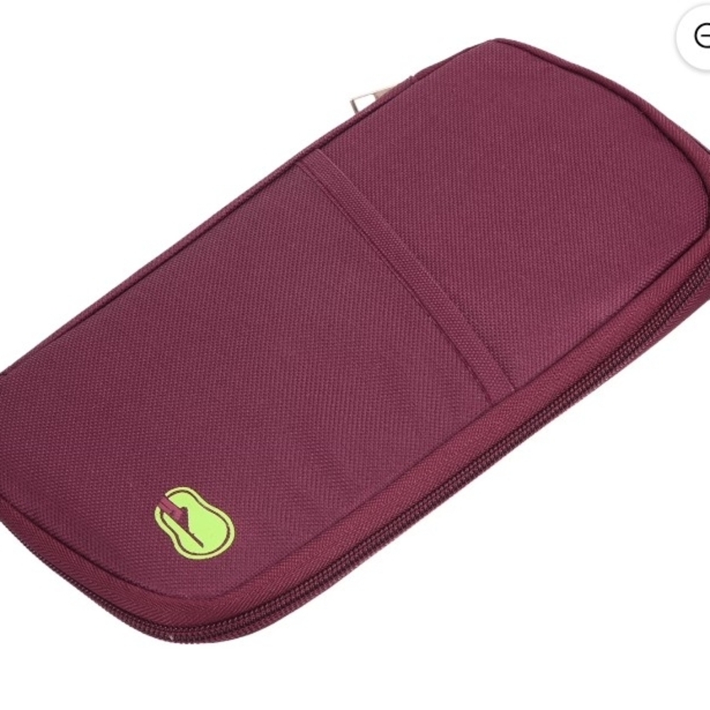 Plum Tablet Sleeve with Lime Accent
